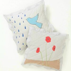 Brand NEW Rare Anthropologie Rebecca Rebouche Oh To Dream Quilt Euro Sham Set